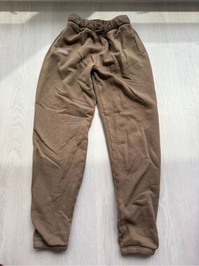SET Active Cookie Brown Elastic-Waist Jogger Pants